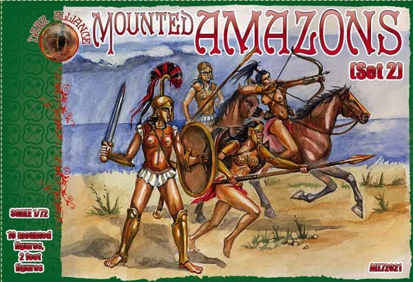 Mounted Amazons Set #2